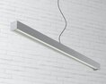 Suspended Linear LED Light Fixture 3D модель