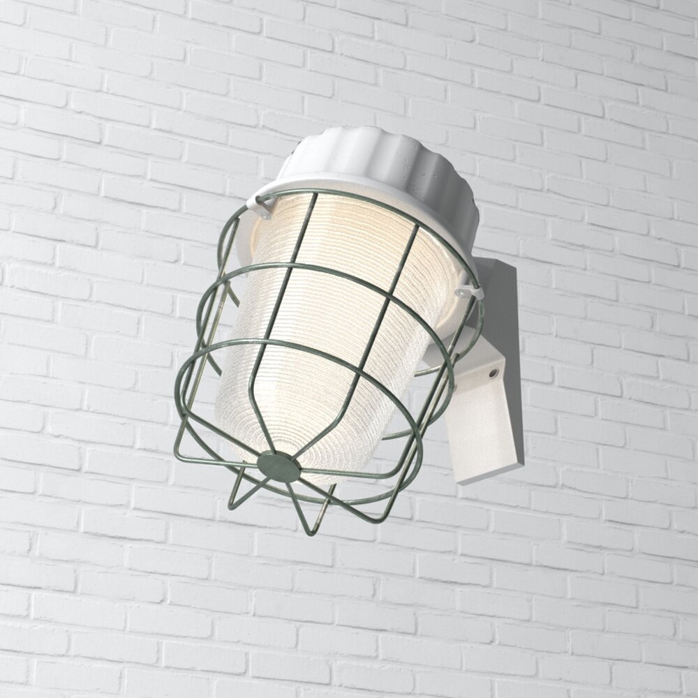 Industrial-Style Wall Sconce 3D model