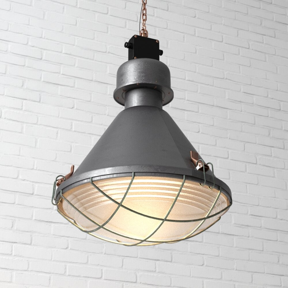 Industrial Chic Ceiling Light 3Dモデル