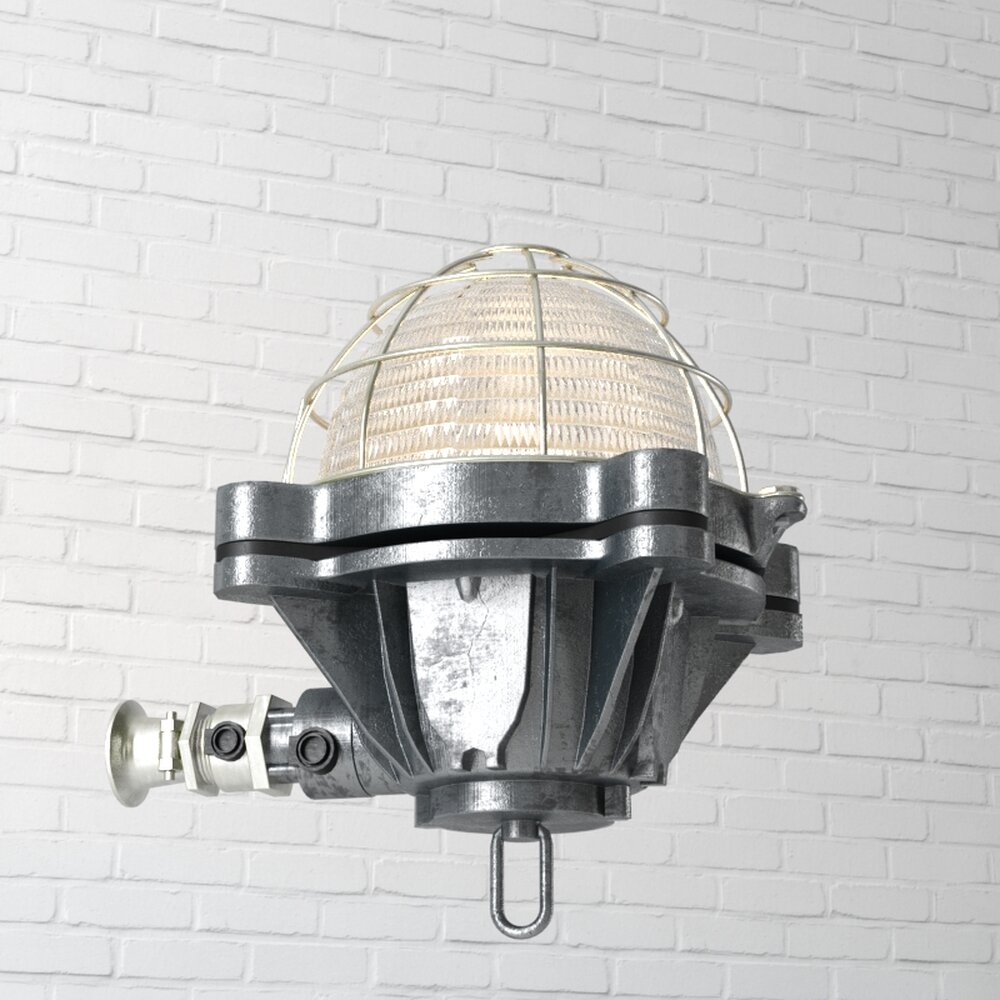 Vintage Wall-Mounted Light 3D 모델 