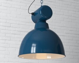 Blue Pendant Lamp 3D модель