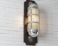 Industrial-Style Wall Sconce 02 3d model