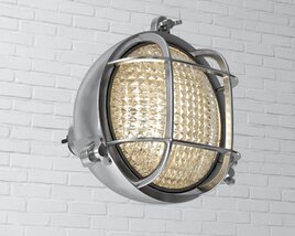 Industrial-Style Wall Sconce 03 3D модель