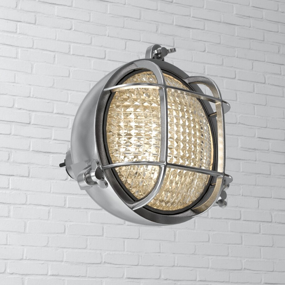 Industrial-Style Wall Sconce 03 3D-Modell