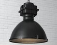 Industrial-Style Pendant Lamp 02 3d model