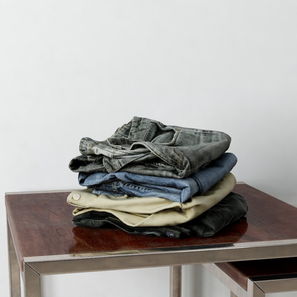 Folded Clothes 05 3D 모델 