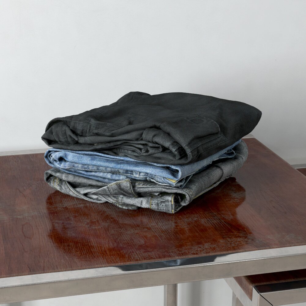 Folded Clothes 06 3D 모델 
