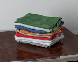 Folded Clothes 08 3D 모델 