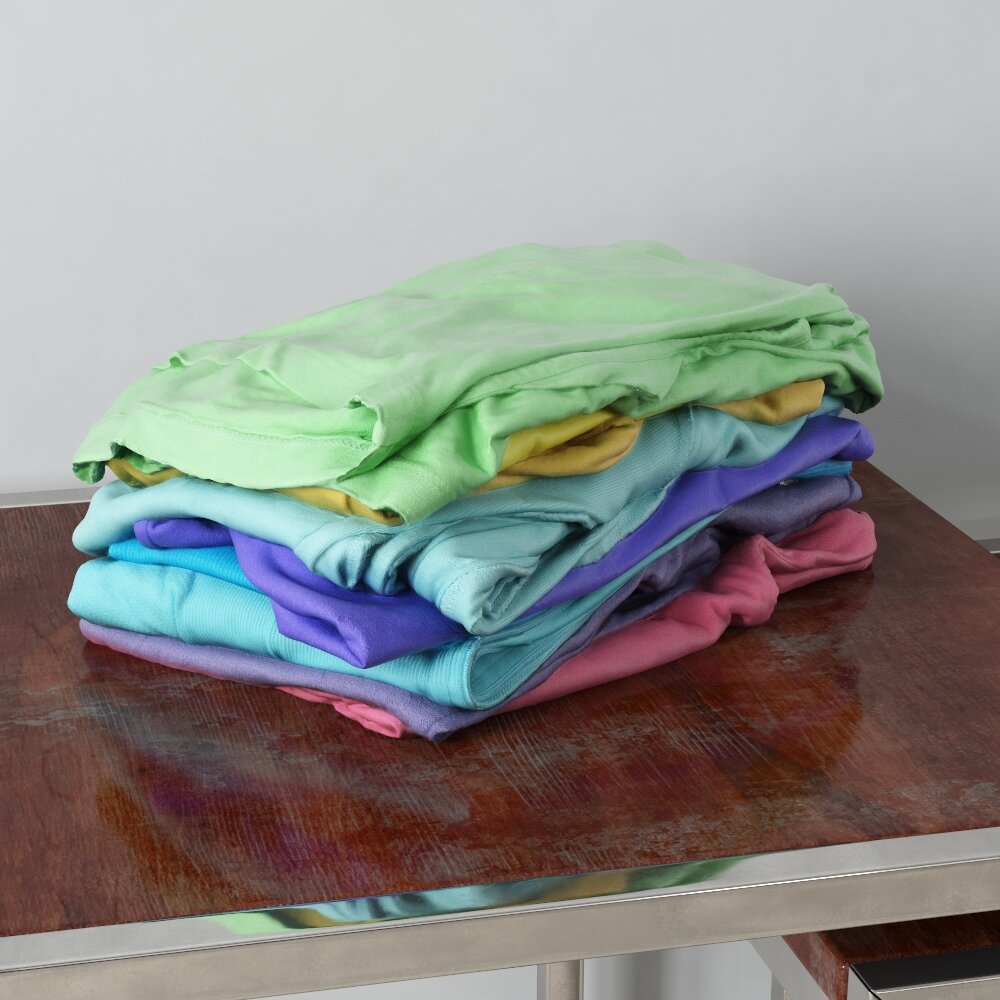 Folded Clothes 16 3D-Modell