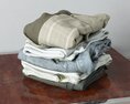 Stack of Folded Clothes Modèle 3d