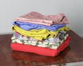 Pile of Folded Clothes Modèle 3d