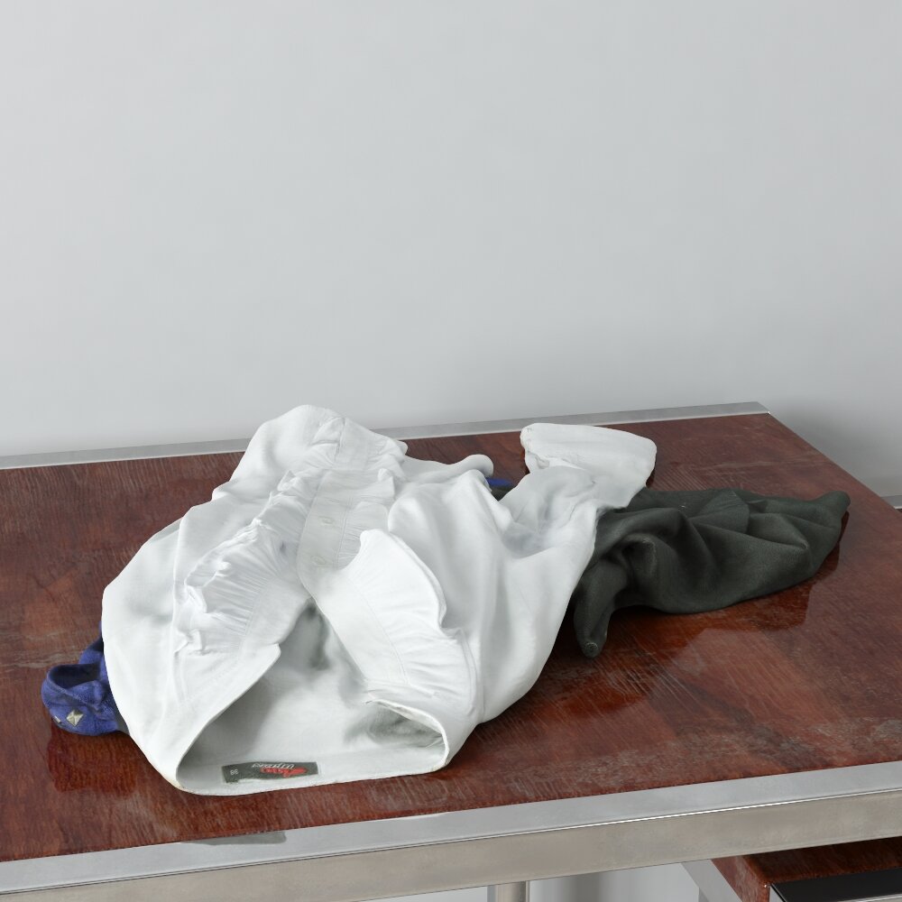 Discarded Shirts Sculpture 3D-Modell