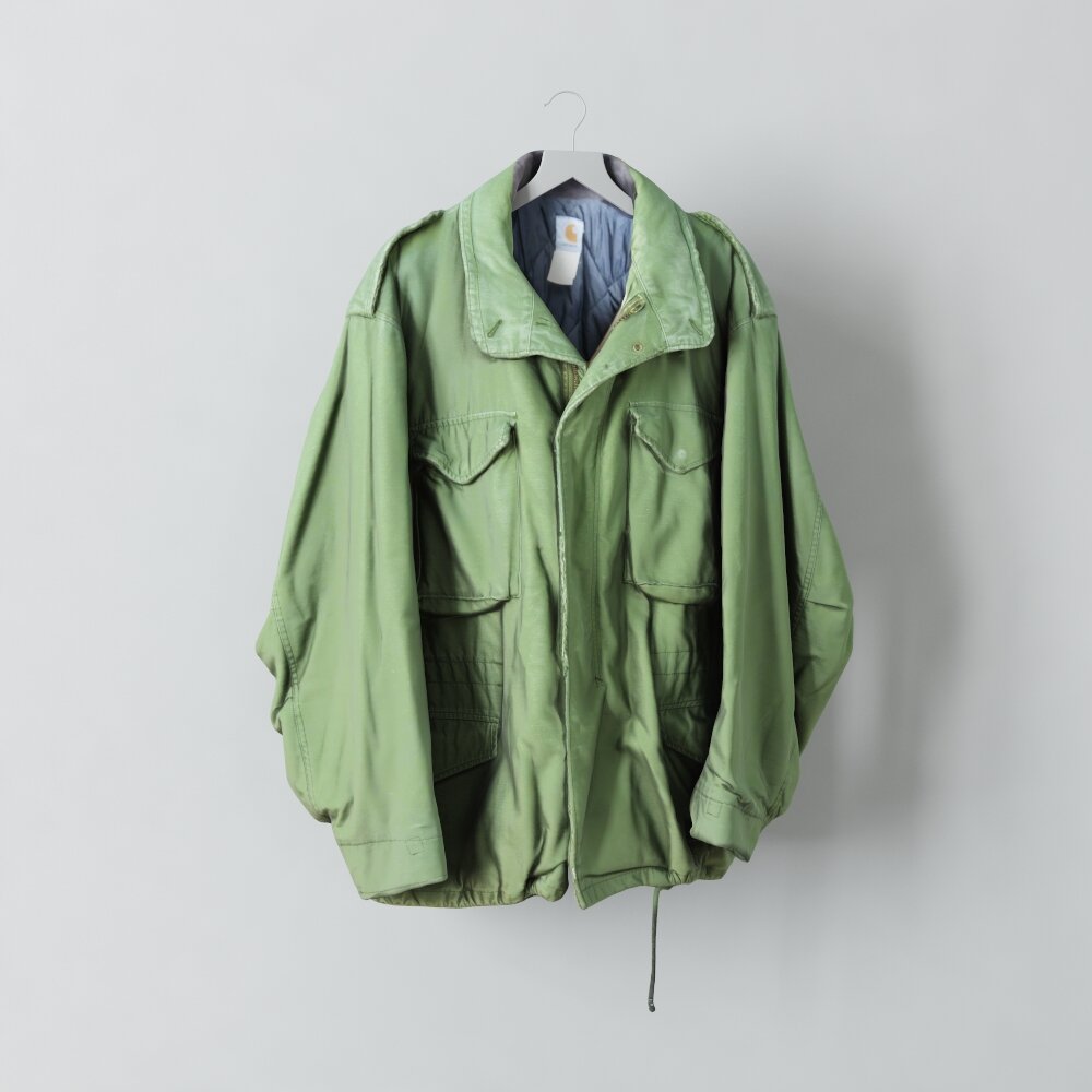 Vintage Green Jacket 3D-Modell