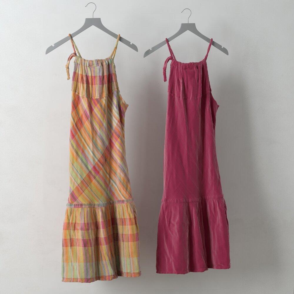 Colorful Summer Dresses 3Dモデル