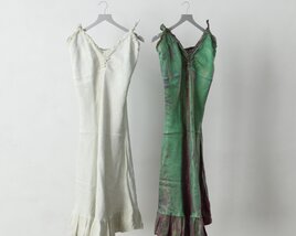Vintage Evening Dresses Modèle 3D