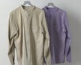 Casual Button-Up Shirts 3Dモデル