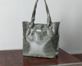 Classic Leather Tote Bag Modello 3D