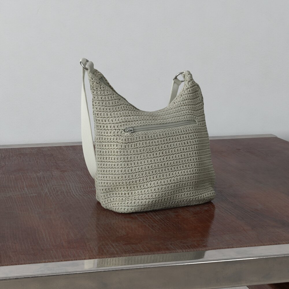 Woven Shoulder Bag 3D-Modell