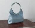 Elegant Blue Handbag 3d model