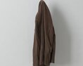 Hanging Brown Coat 3D-Modell