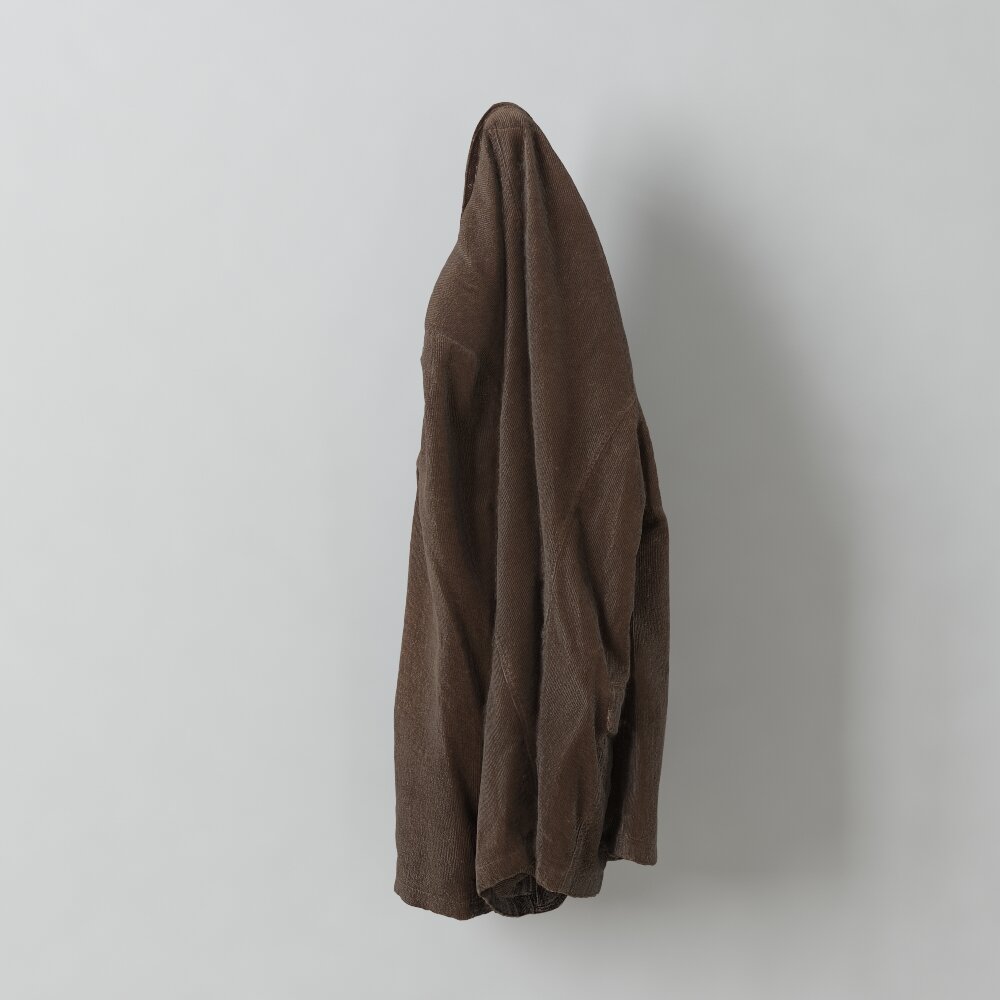 Hanging Brown Coat 3D модель