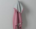 Folded Pink and Gray Sweatshirt Modèle 3d