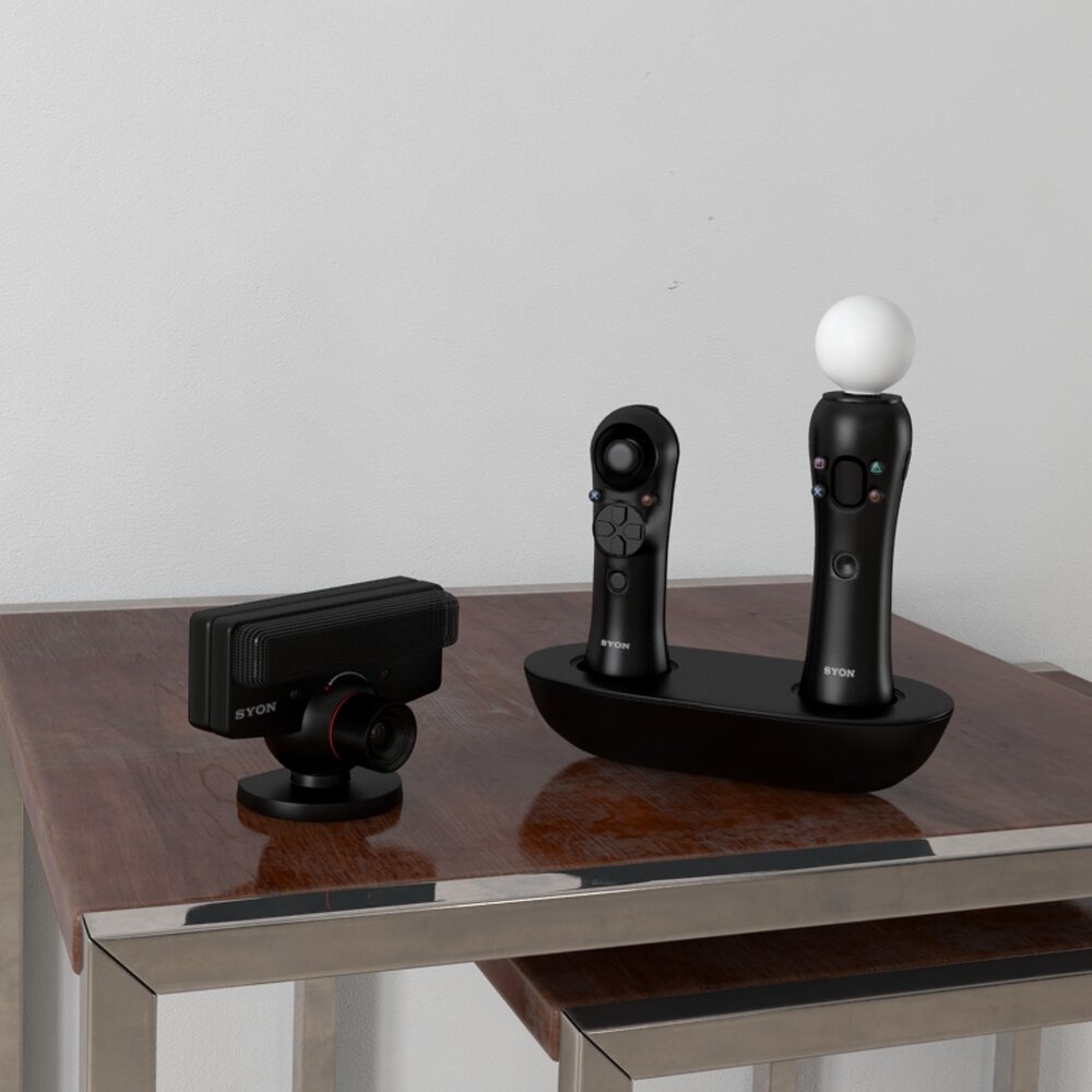 Virtual Reality Motion Controller Set Modello 3D
