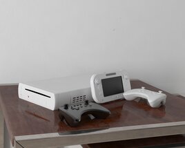 Home Gaming Console Setup 3D model