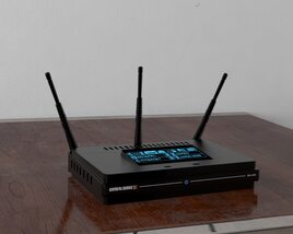 Wireless Router 3D 모델 