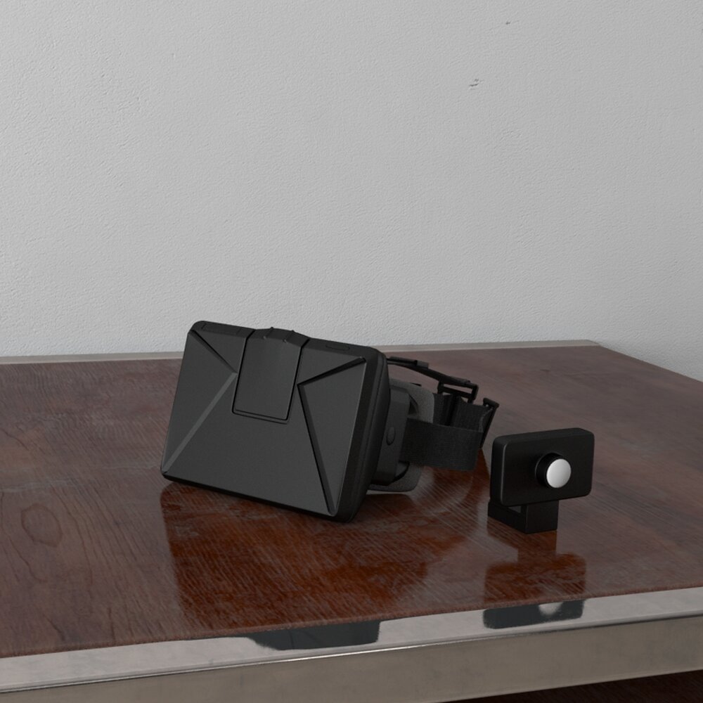 Virtual Reality Headset 3D 모델 