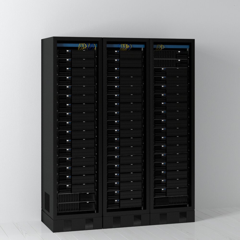 Data Center Servers Modelo 3D