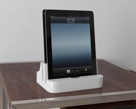 Tablet with Docking Station 3D-Modell