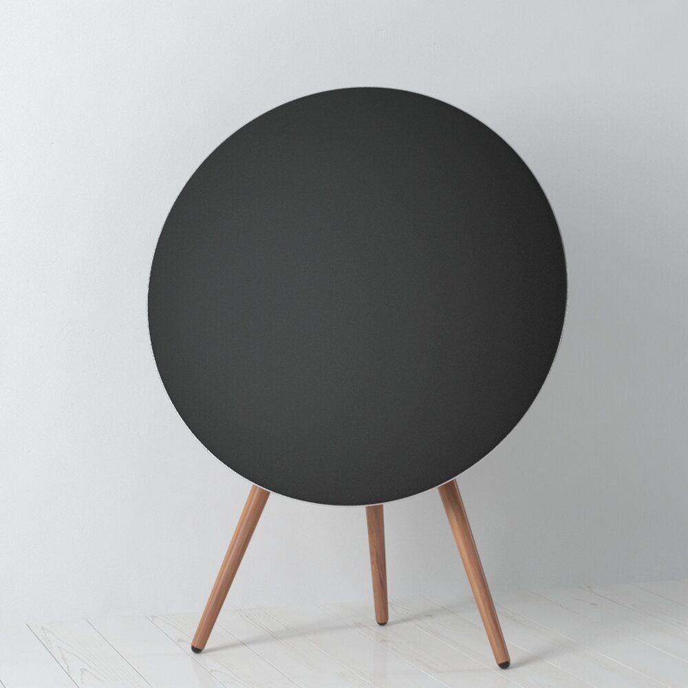 Minimalist Circular Speaker 3d model