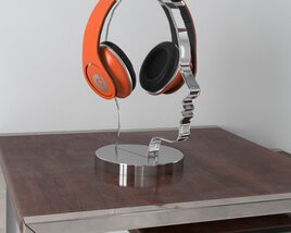 Floating Headphones Display 3D model