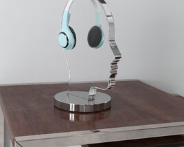 Headphones Display 3D model