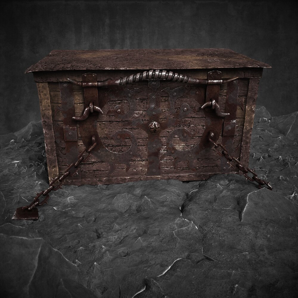 Mysterious Antique Chest 3Dモデル