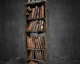 Mystical Bookshelf Modèle 3D