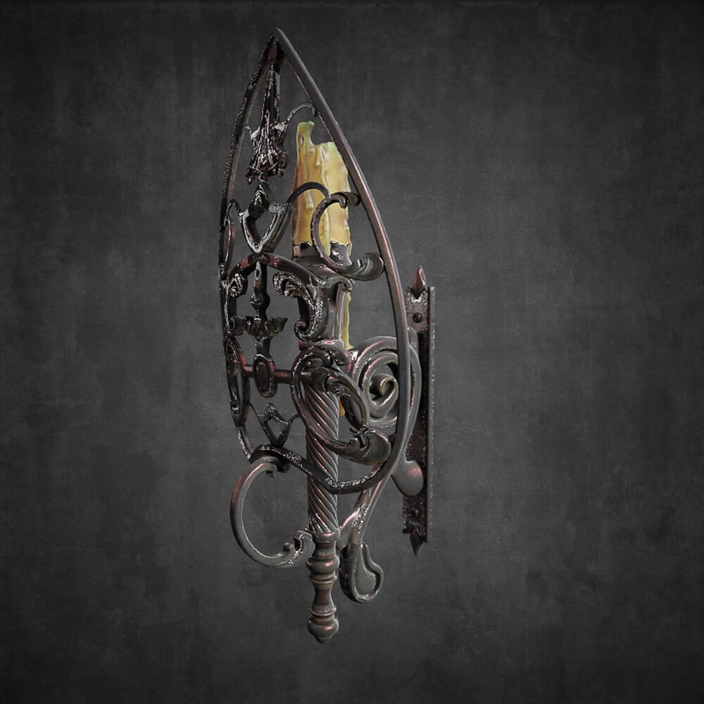 Ornate Gothic Lantern 3D model