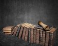 Ancient Scrolls and Books 3D-Modell