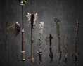 Collection of Fantasy Weaponry 3D-Modell