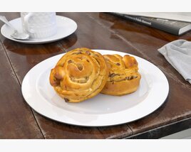 Fresh Baked Pastries 3D модель