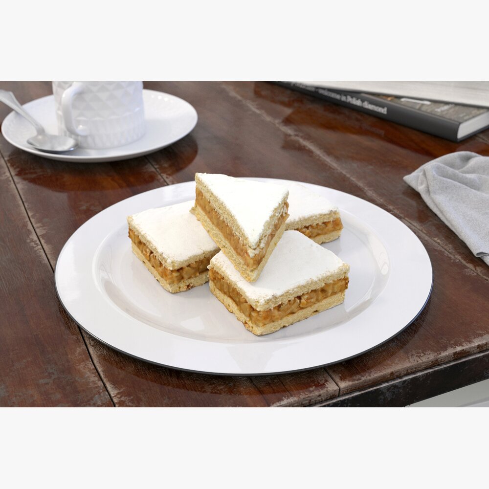 Vanilla Cake 3D 모델 