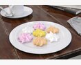 Colorful Meringue Cookies 3D модель