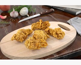 Crispy Fried Chicken 3D модель