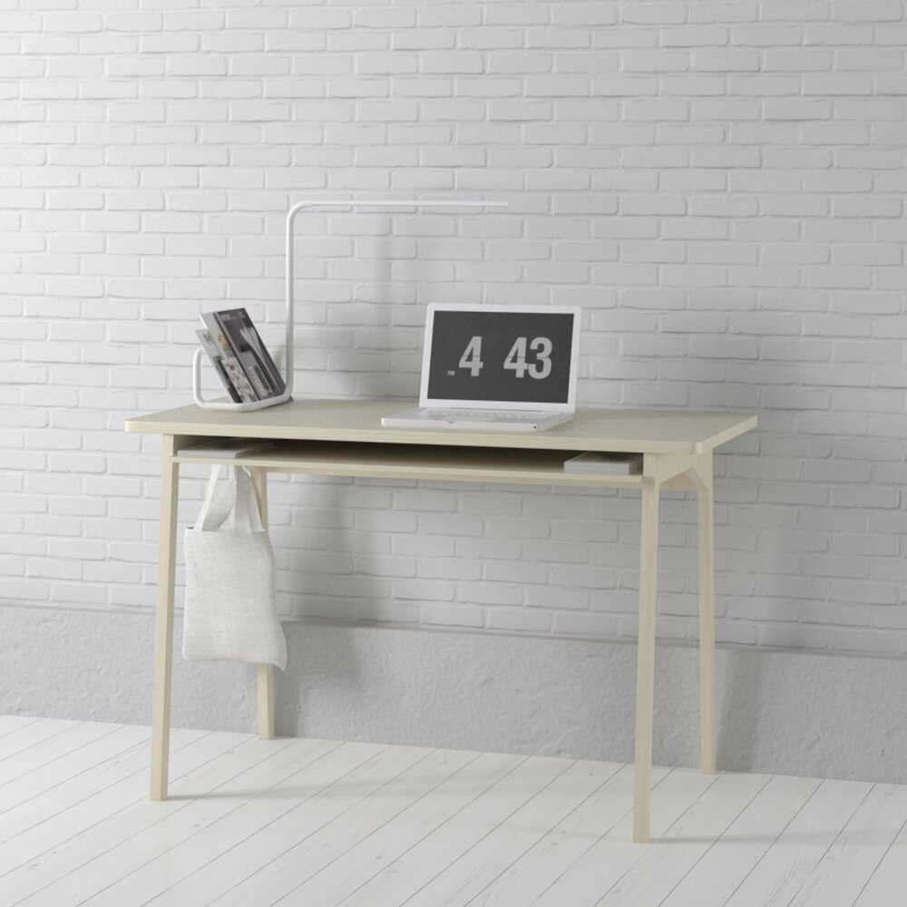 Modern Home Office Setup 24 3d model