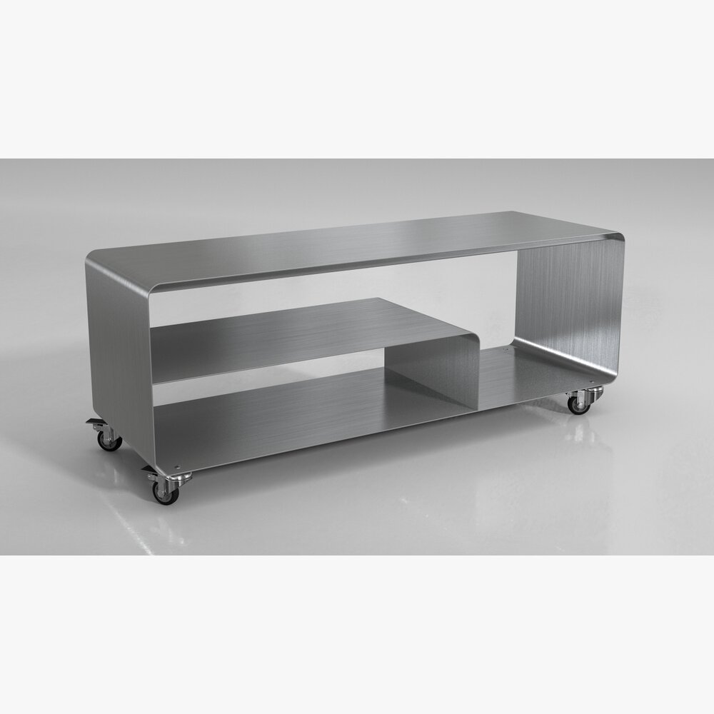 Modern Mobile TV Stand 3Dモデル
