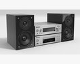 Compact Stereo System 03 3D-Modell