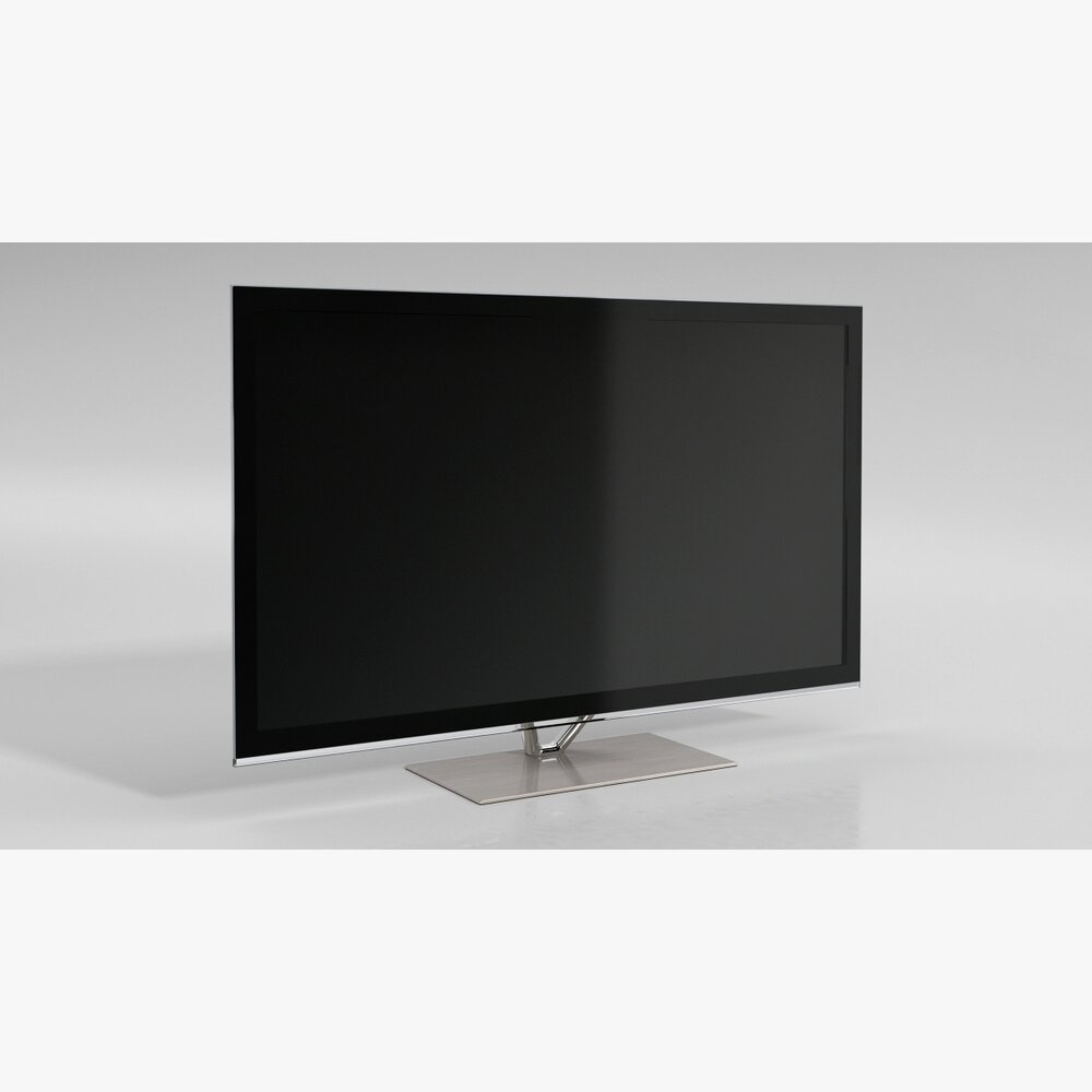 Modern Flat-Screen TV 3D-Modell