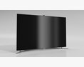 Curved Modern Television 3D-Modell