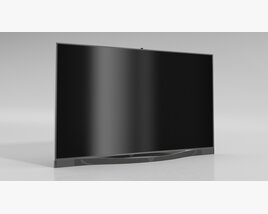 Modern Flat-Screen Television 04 Modèle 3D